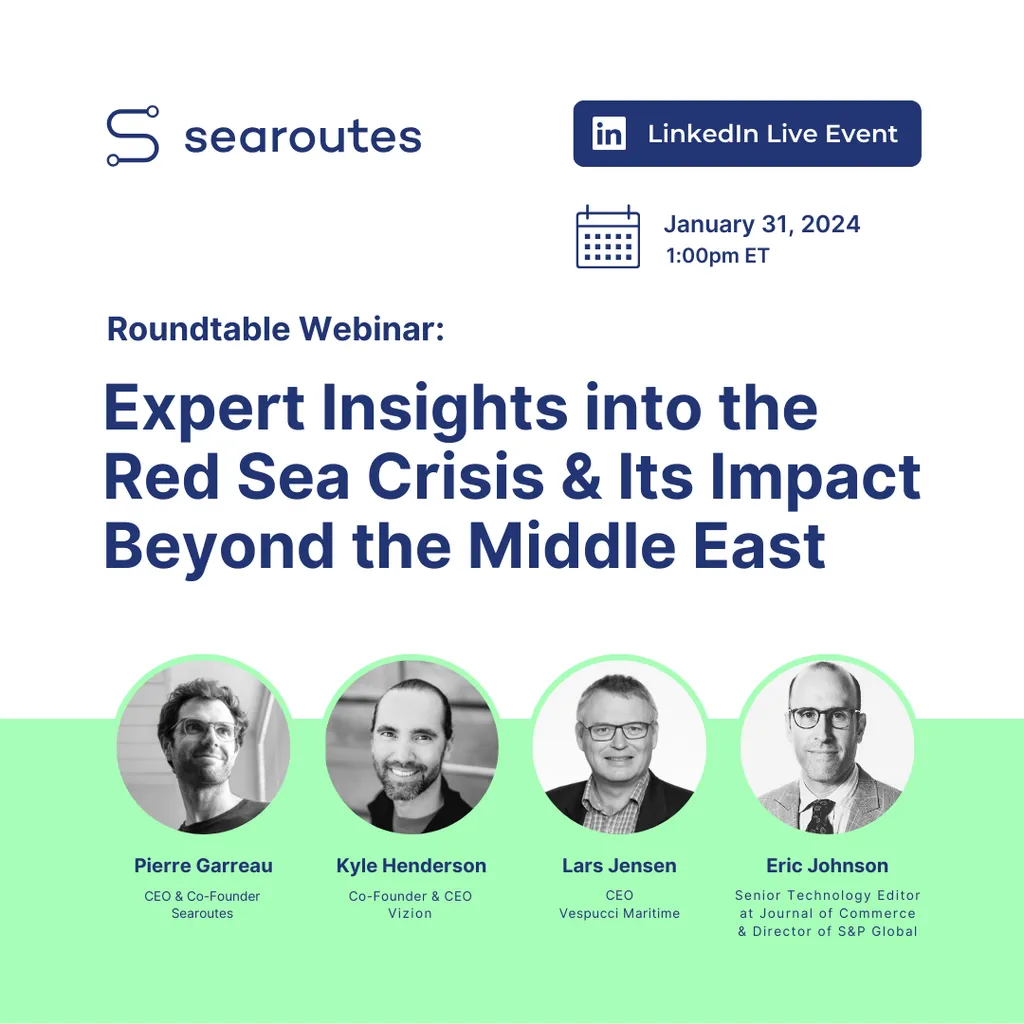 Searoutes - Group LinkedIn Roundtable Webinar