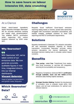 Roquette and Searoutes - How to save hours in CO2 data crunching