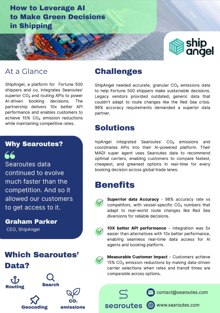 How to leverage AI to make green decision making gin Shipping